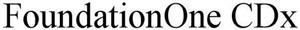 FoundationOne CDx - לוגו סימן מסחר רשום