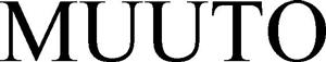 MUUTO - לוגו סימן מסחר רשום