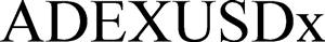 ADEXUSDx - לוגו סימן מסחר רשום