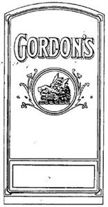 GORDON'S - לוגו סימן מסחר