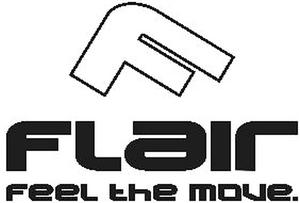 f flair feel the move. - לוגו סימן מסחר רשום