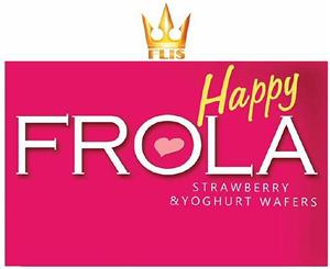 FLIS Happy FROLA STRAWBERRY & YOGHURT WAFERS - לוגו סימן מסחר רשום