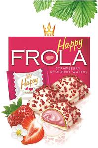 FLIS Happy FROLA STRAWBERRY & YOGHURT WAFERS - לוגו סימן מסחר רשום