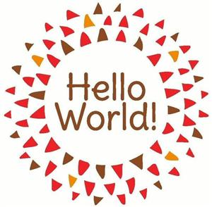Hello World! - לוגו סימן מסחר רשום