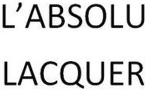 L'ABSOLU LACQUER - לוגו סימן מסחר רשום