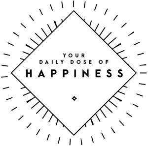 YOUR DAILY DOSE OF HAPPINESS - לוגו סימן מסחר רשום