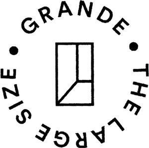 GRANDE THE LARGE SIZE - לוגו סימן מסחר רשום