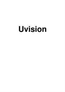 Uvision - לוגו סימן מסחר רשום
