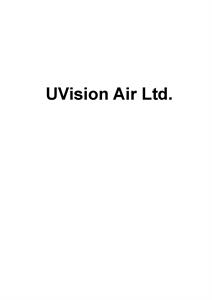 UVision Air Ltd - לוגו סימן מסחר רשום