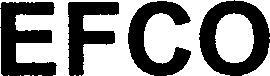 EFCO - לוגו סימן מסחר רשום