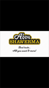 Abou SHAWERMA Best taste . All you want & more! - לוגו סימן מסחר רשום