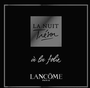 LA NUIT Trésor à la folie LANCÔME PARIS - לוגו סימן מסחר רשום