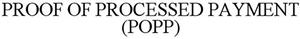 PROOF OF PROCESSED PAYMENT (POPP) - לוגו סימן מסחר