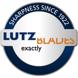 SHARPNESS SINCE 1922 LUTZ BLADES exactly - לוגו סימן מסחר רשום