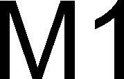 M1 - לוגו סימן מסחר רשום