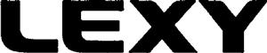 LEXY - לוגו סימן מסחר רשום