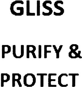 GLISS PURIFY & PROTECT - לוגו סימן מסחר רשום
