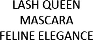 LASH QUEEN MASCARA FELINE ELEGANCE - לוגו סימן מסחר רשום