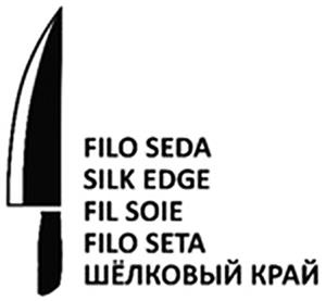 FILO SEDA SILK EDGE FIL SOIE FILO SETA  ШЁЛКОВЫЙ КРАЙ - לוגו סימן מסחר רשום