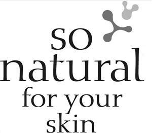 so natural for your skin - לוגו סימן מסחר רשום