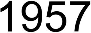 1957 - לוגו סימן מסחר רשום