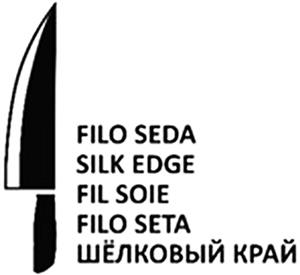 FILO SEDA SILK EDGE FIL SOIE FILO SETA  ШЁЛКОВЫЙ КРАЙ - לוגו סימן מסחר רשום