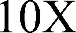 10X - לוגו סימן מסחר רשום