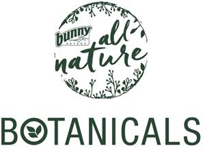 bunny NATURE all nature BOTANICALS - לוגו סימן מסחר רשום