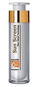 Sun Screen New Velvet Technology Second Skin 5c+ Frezyderm - לוגו סימן מסחר רשום