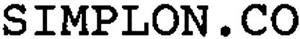 SIMPLON.CO - לוגו סימן מסחר רשום