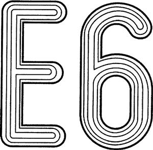 E6 - לוגו סימן מסחר רשום