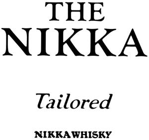 THE NIKKA Tailored NIKKA WHISKY - לוגו סימן מסחר רשום