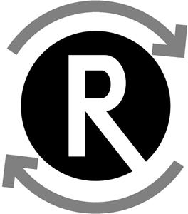 R - לוגו סימן מסחר רשום