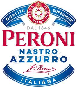 PERONI NASTRO AZZURRO QUALITÀ SUPERIORE ITALIANA BIRRA PERONI ROMA DAL 1846 - לוגו סימן מסחר רשום