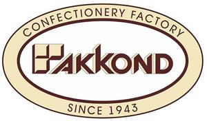 AKKOND CONFECTIONERY FACTORY SINCE 1943 - לוגו סימן מסחר