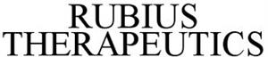 RUBIUS THERAPEUTICS - לוגו סימן מסחר רשום
