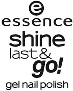 e essence shine last & go! gel nail polish - לוגו סימן מסחר רשום