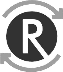 R - לוגו סימן מסחר רשום