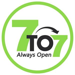 7 TO 7 ALWAYS OPEN - לוגו סימן מסחר רשום