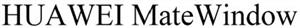 HUAWEI MateWindow - לוגו סימן מסחר