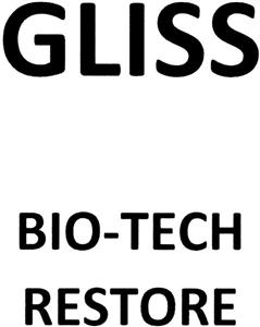 GLISS BIO-TECH RESTORE - לוגו סימן מסחר רשום