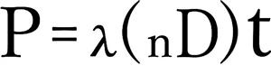 P＝λ（ｎＤ）t - לוגו סימן מסחר רשום