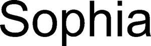 Sophia - לוגו סימן מסחר