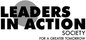 LEADERS IN ACTION SOCIETY FOR A GREATER TOMORROW - לוגו סימן מסחר רשום
