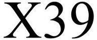X39 - לוגו סימן מסחר רשום