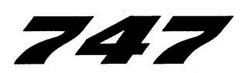 747 - לוגו סימן מסחר רשום