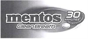 mentos CleanBreath 30 MINUTES - לוגו סימן מסחר רשום