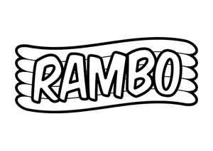 RAMBO - לוגו סימן מסחר רשום