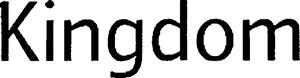 Kingdom - לוגו סימן מסחר רשום