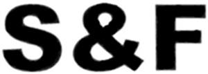 S&F - לוגו סימן מסחר רשום